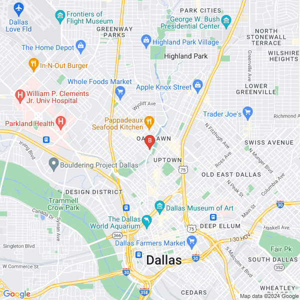 Dallas Towing location map: 3131 Turtle Creek Blvd #301, Dallas, TX